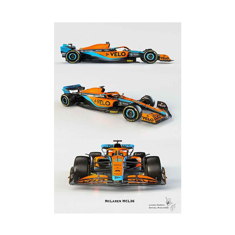

Плакат Grand Prix MCL36 Racer Norris