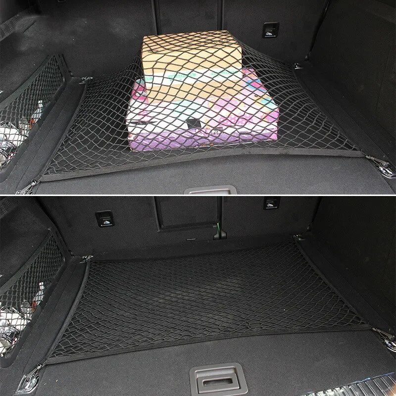 

4-крючок автомобильного багажника, сетчатая сетка для багажа для Ford Kuga Ecosport Focus 2 Focus 3 Edge Mondeo Fiesta Flex Fusion Expedition