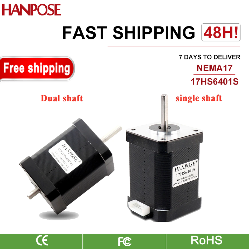 

Шаговый двигатель HANPOSE 17HS6401S-SZ