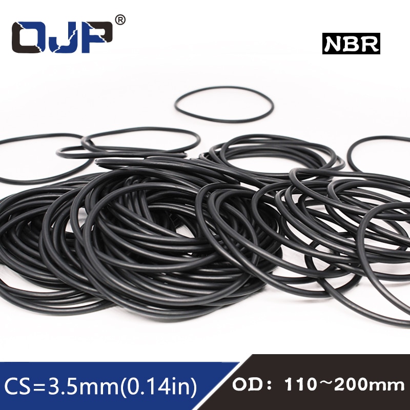 

Черное резиновое уплотнительное кольцо NBR CS3.5mm