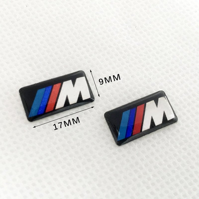 

10 Шт. Эмблем С Логотипом BMW M 16 Мм И 19 Мм, Автомобильные Наклейки Из АБС-пластика Для Дисков И Колес