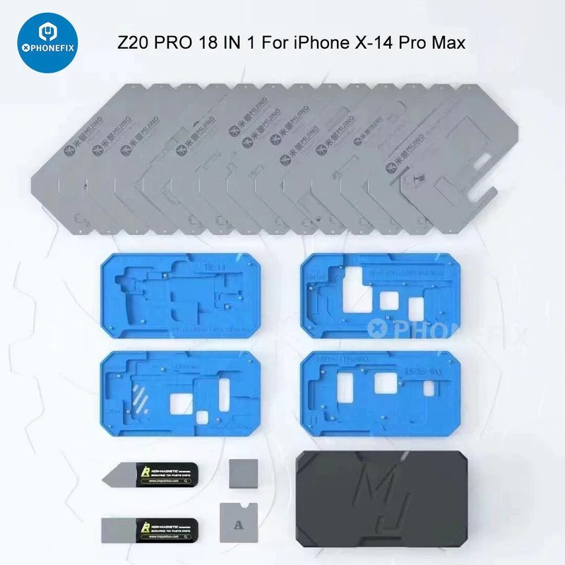 

MiJing Z20 Pro 25in1 Трафаретная платформа для iPhone X-16 Pro Max