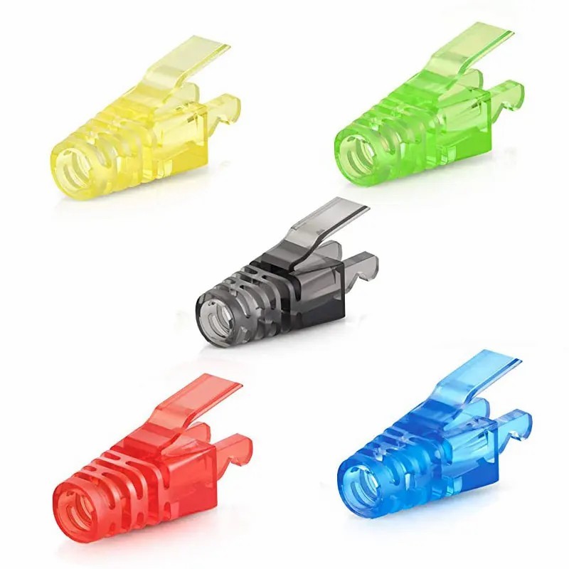 

Цветные ботинки-разъемы ZoeRax RJ45 CAT6 для стандартного кабеля Ethernet CAT6
