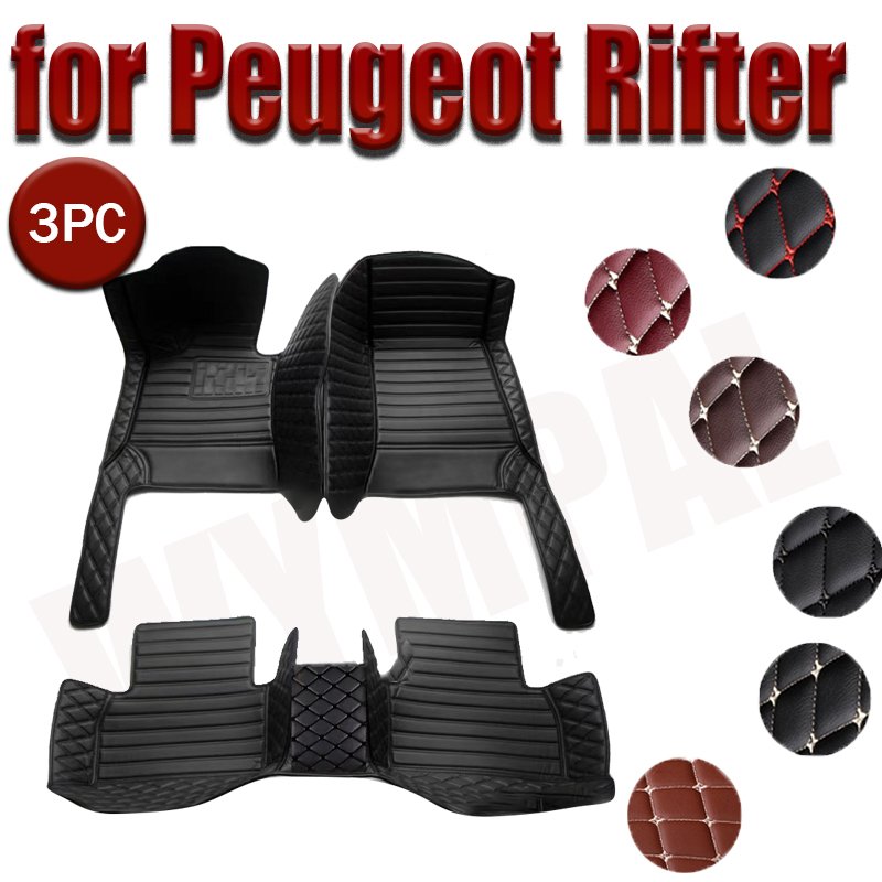 

Автомобильные коврики для Peugeot повторяющие углы для Peugeot K9 2019 2020 2021 2022, 5-местные пассажирские версии, водонепроницаемые автомобильные коврики, коврики для ног, автомобильные аксессуары
