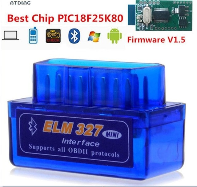 

Bluetooth V1.5 или V2.1 Mini Elm327 obd2 сканер OBD Автомобильный диагностический инструмент считыватель кода для Android Windows Symbian английский