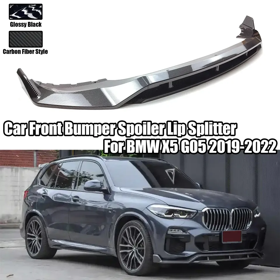 

Комплект автомобильного переднего бампера для BMW X5 G05 2019-2022 гг., сплиттер, спойлер, защита для губ, комплект кузова, автомобильные аксессуары, внешние детали