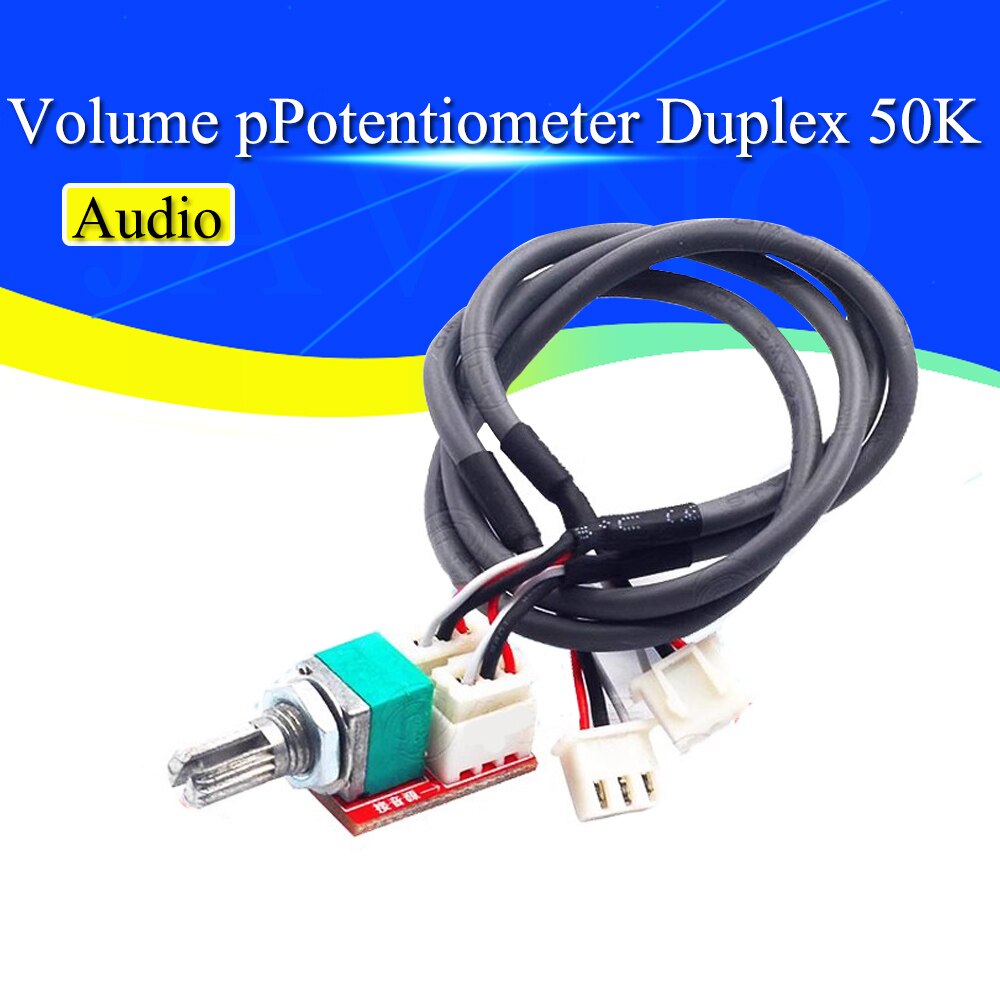 

Потенциометр громкости Javino Volume potentiometer duplex 50K