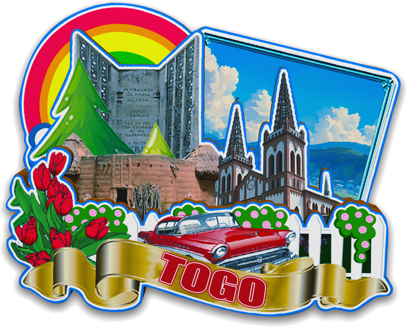 

Декоративные магниты для города Того, сувениры для путешествий, 3D деревянные наклейки на холодильник, восхитительные подарки для друзей, семьи