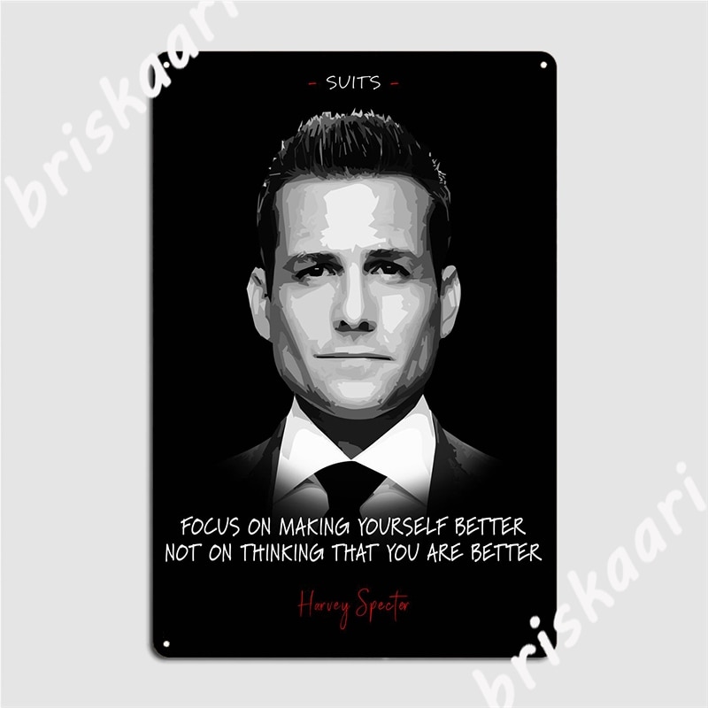 

Металлический знак для дома Harvey Specter