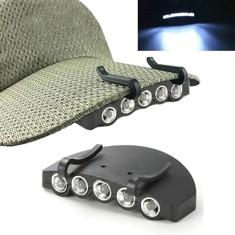 

MOONBIFFY Налобный фонарь 5 LED для рыбалки