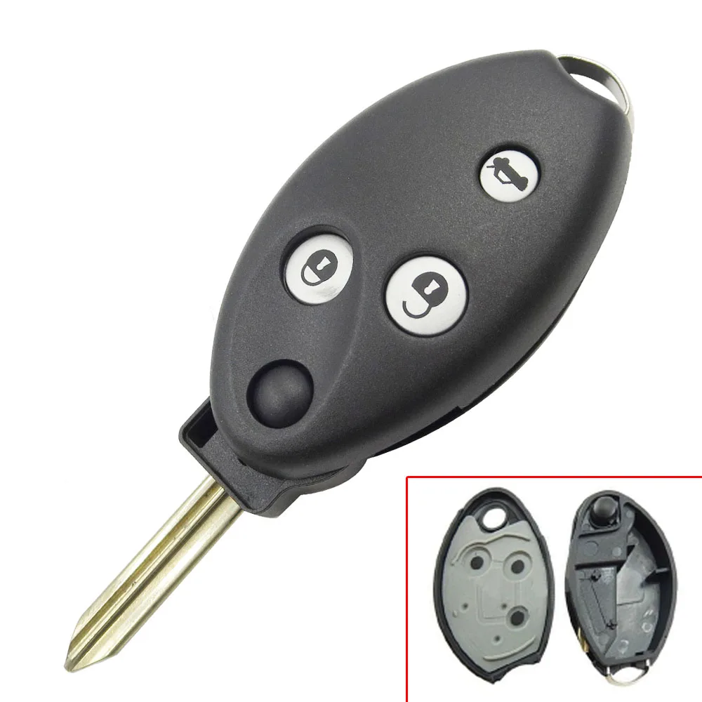 

XNRKEY новый стиль для Citroen C4 C5 2006 Saxo 2002 откидная оболочка ключа дистанционного управления 3 чехол для автомобильного ключа сменный брелок с необработанным лезвием