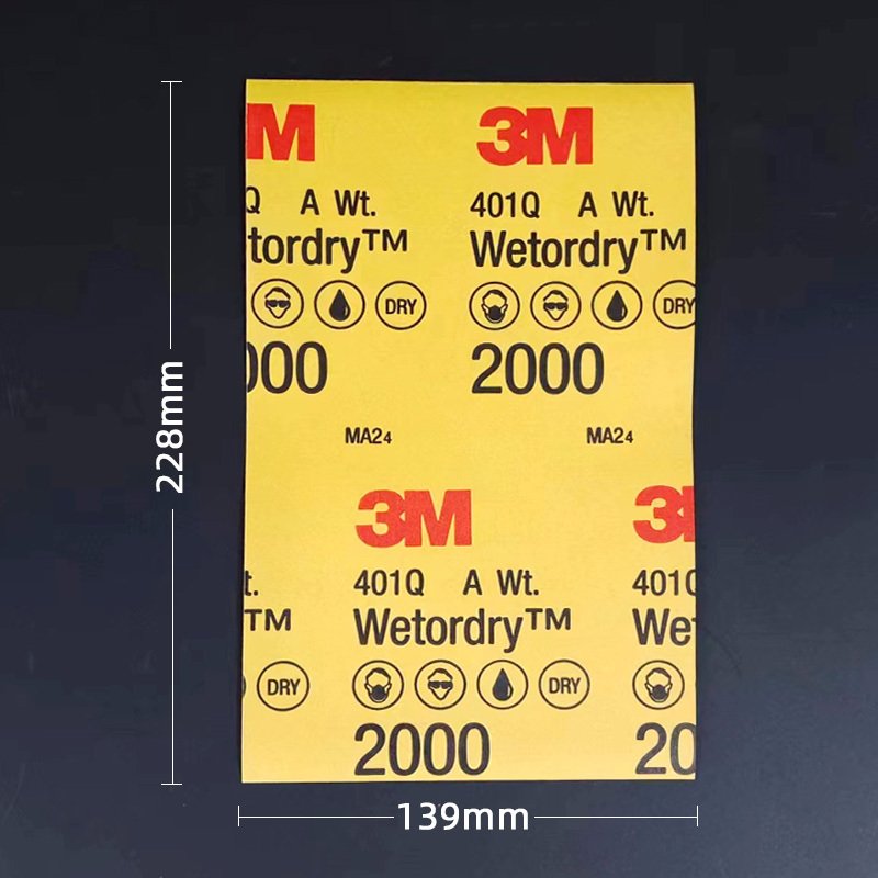 

3M 401Q 228*139мм Наждачная бумага 200шт.