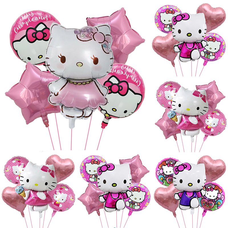

Набор воздушных шаров Hello Kitty 5 шт.