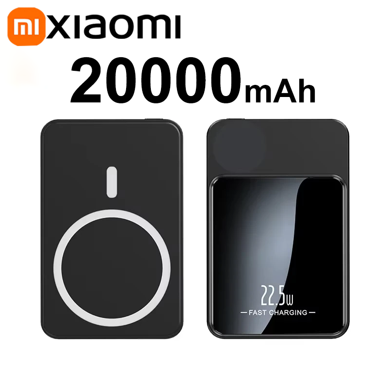

Магнитный внешний аккумулятор Magsafe для iPhone 12, 13, 14, 15, Xiaomi, Samsung, 20000 мАч