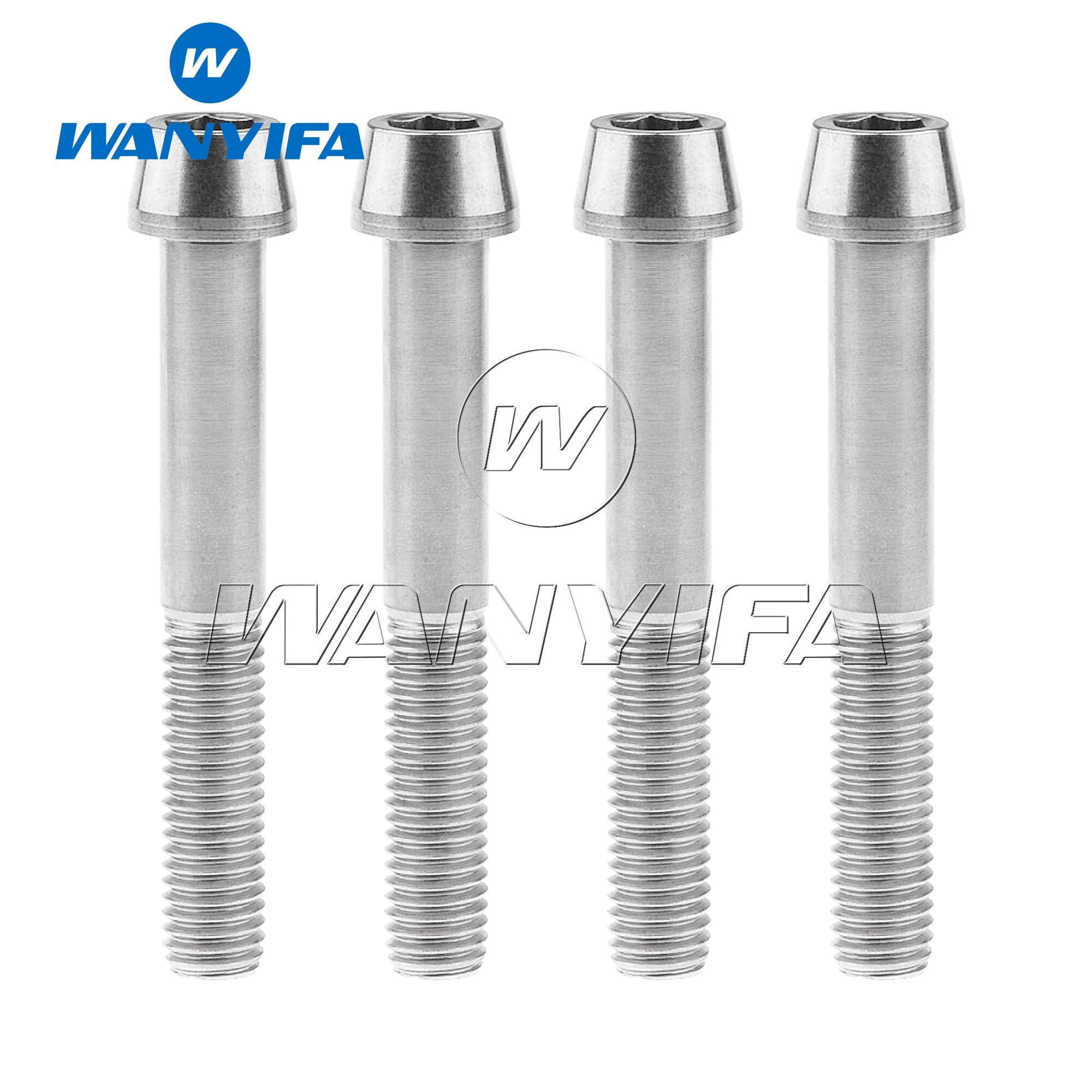 

Титановый болт Wanyifa M10x70 80 85 100 мм, 1,25/1,5 мм, шаг шестигранной головки, винт для модификации суппорта мотоцикла, 4 шт.