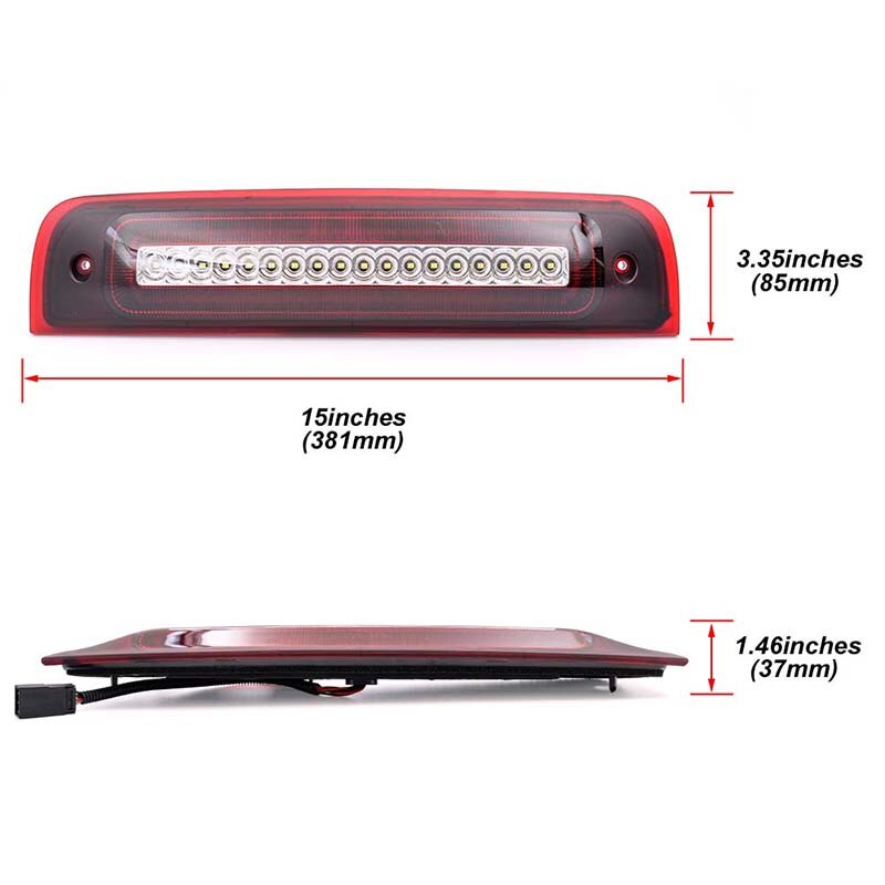 

Для Dodge RAM Gen4 1500 09-18 2500 3500 10-18 1500 Classic 19-21 4500 5500 светодиодная Стробоскопическая третья Тормозная фотокрыша карго 55372082AF