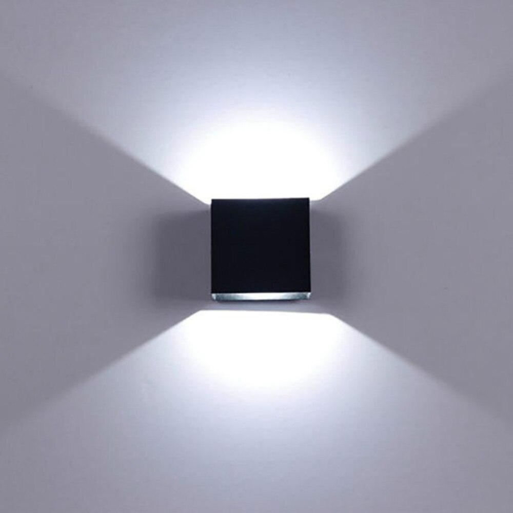 

Настенная LED лампа Genenic, алюминий, черный/белый, 6Вт/12Вт, IP65