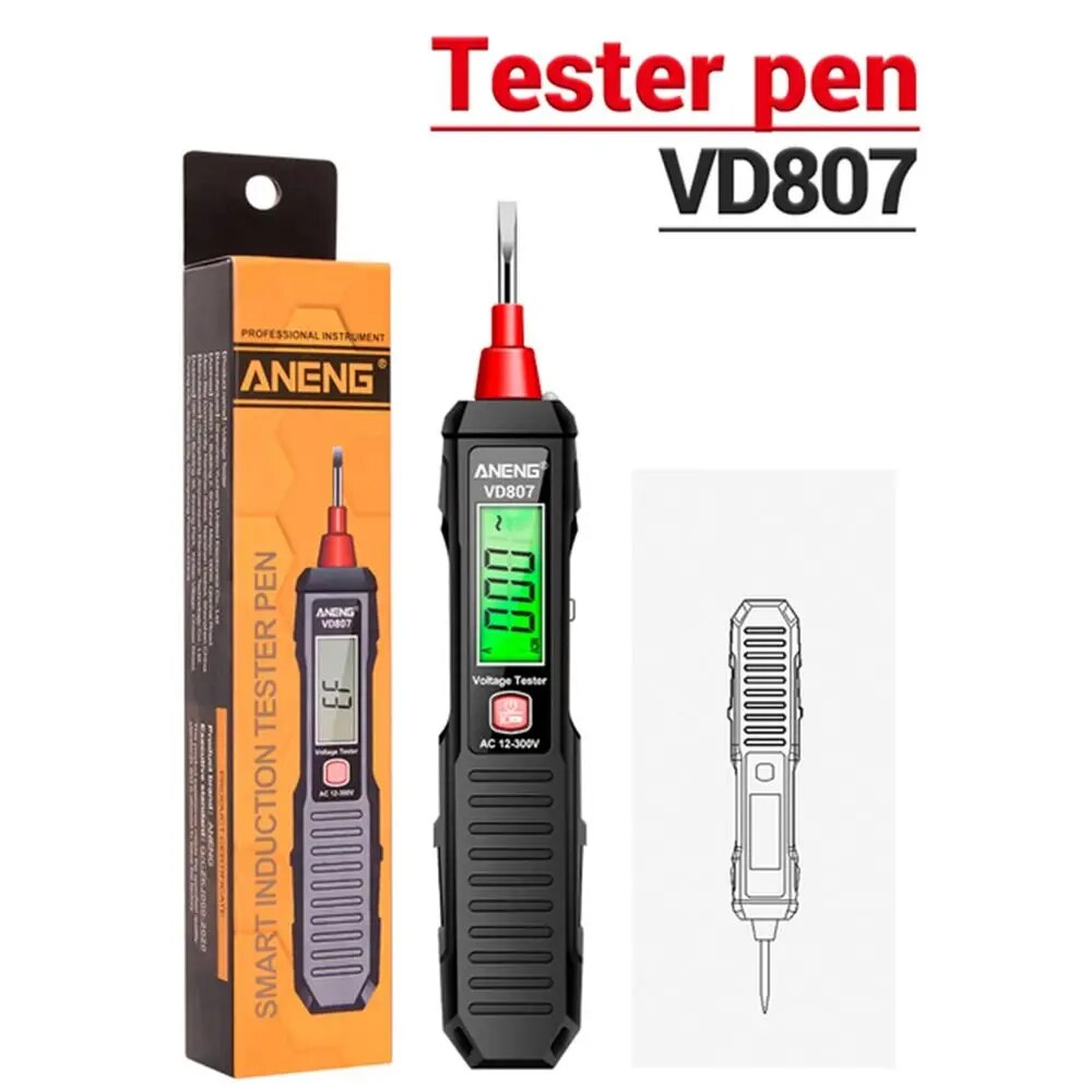 

Бесконтактный тестер напряжения ANENG VD807