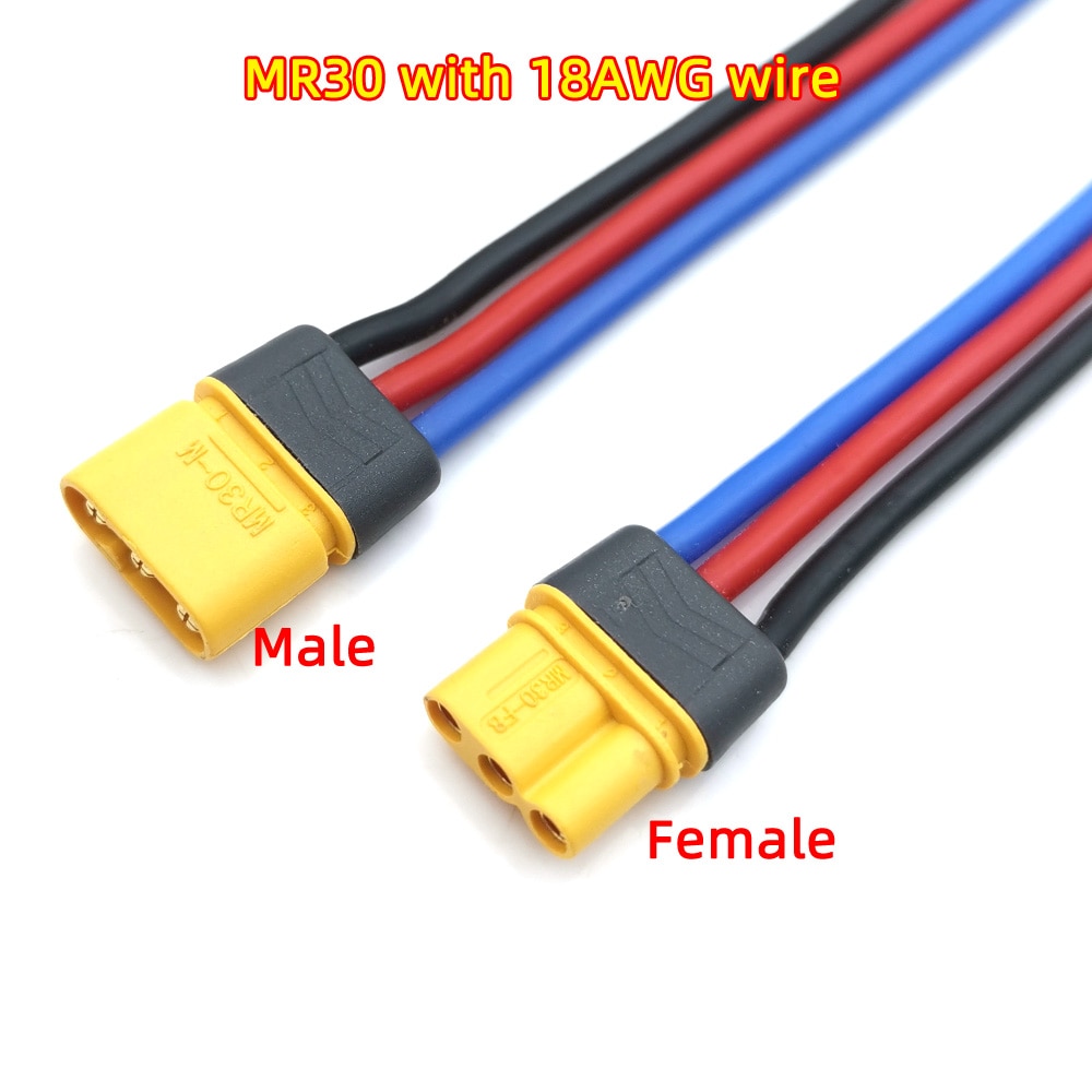 

Разъемы HBXINTAO MR30 для LiPo батарей