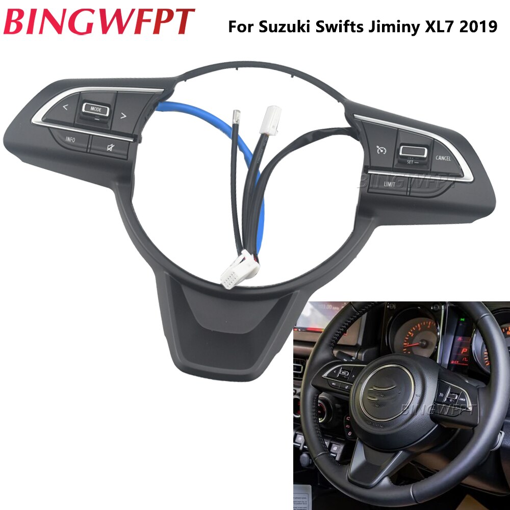 

Кнопки круиз-контроля для Suzuki swiфт Jiminy XL7 2019 -2023, многофункциональные кнопки громкости музыки на руль
