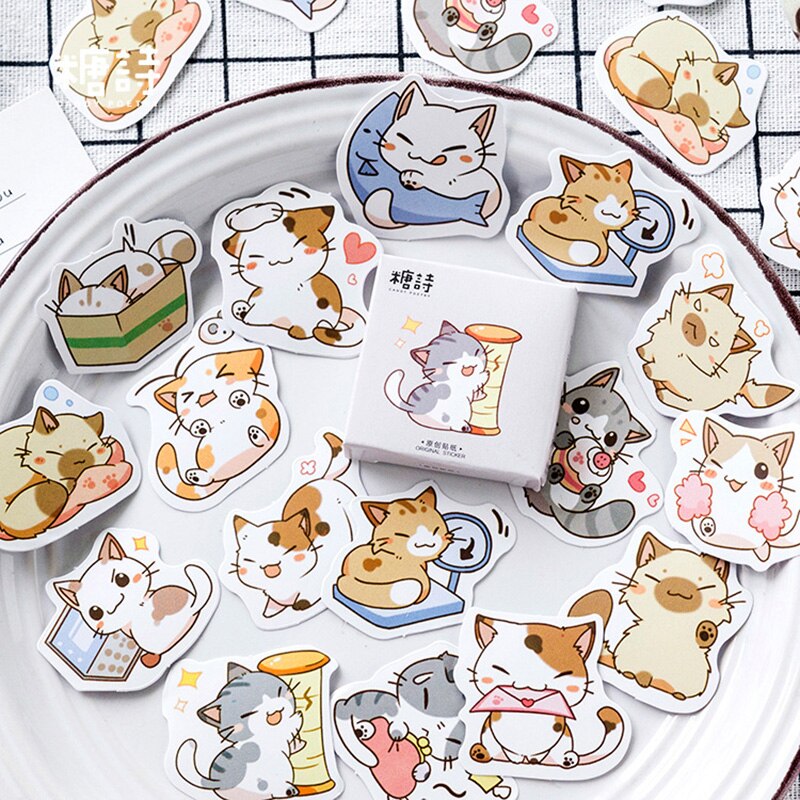 

Kawaii Be My Cat наклейки для скрапбукинга