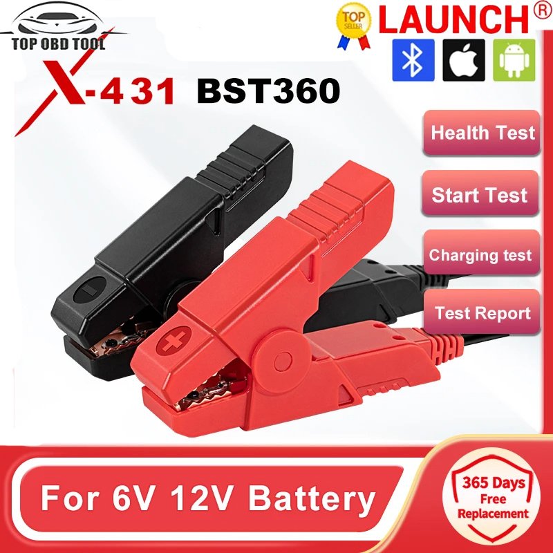 

LAUNCH BST360 Тестер автомобильного аккумулятора Анализ 6V12V 2000CCA Напряжение Bluetooth-соединение, тестер аккумулятораbst360 запуск для X431 V/V+