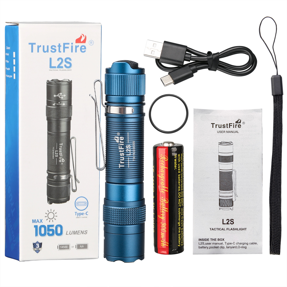 

TrustFire L2S тактический фонарик 1050 люмен