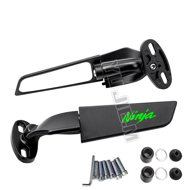 

Для Kawasaki NINJA1000 SX NINJA H2 R Z900RS Z 750 ZX6R ZX10R NINJA 250 400 650 мотоциклетное зеркало заднего вида с ЧПУ с неподвижным крылом