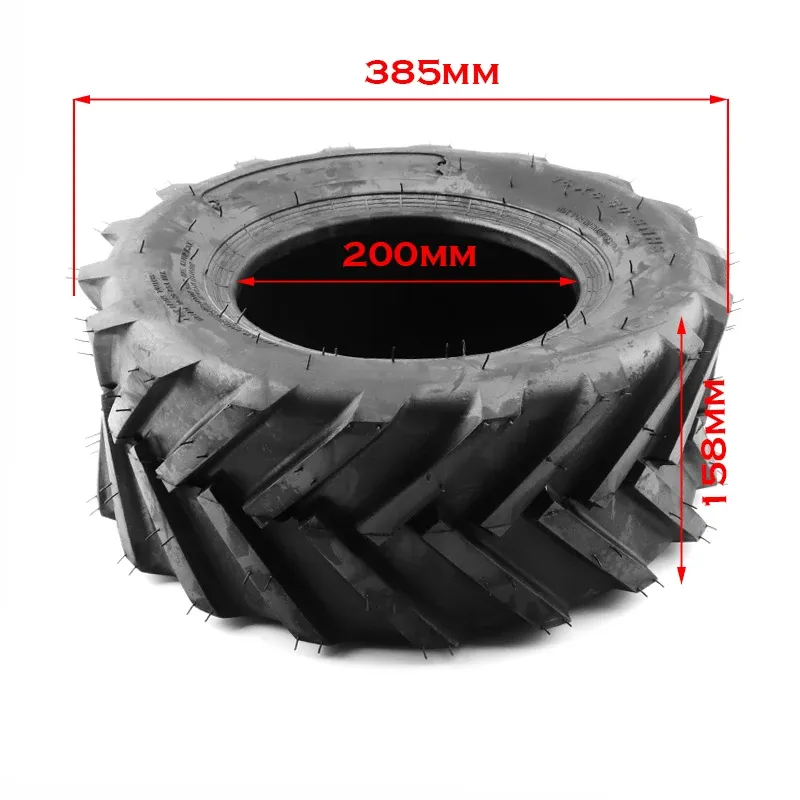 

16-дюймовые колеса 16x6,50-8 Бескамерная вакуумная шина с 8-дюймовой железной ступицей для ATV Снегоупорочная газонокосилка Фермерский автомобиль Инструмент Автомобильные шины Запчасти
