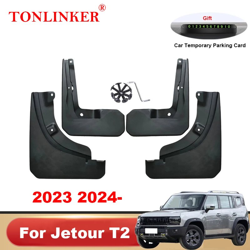 

Автомобильное крыло TONLINKER для Jetour T2 Traveller 2023 2024, брызговики, автомобильные передние и задние брызговики, автомобильные аксессуары