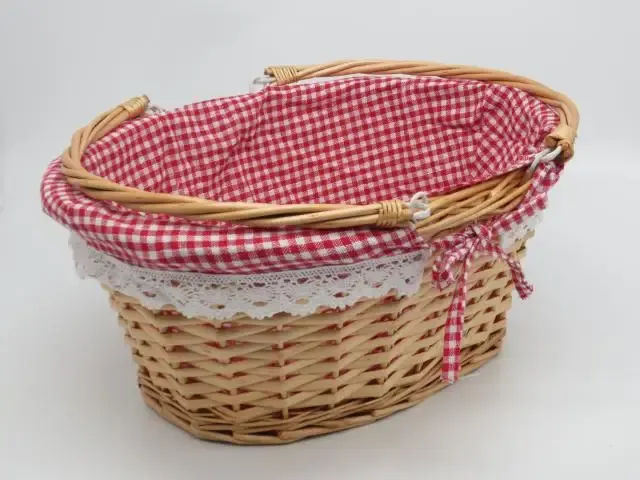 

Плетеные плетеные корзины для пикника, большая весенняя каста, корзина для хранения пикника, плетение из ротанга, уличный контейнер для хранения еды, органайзер