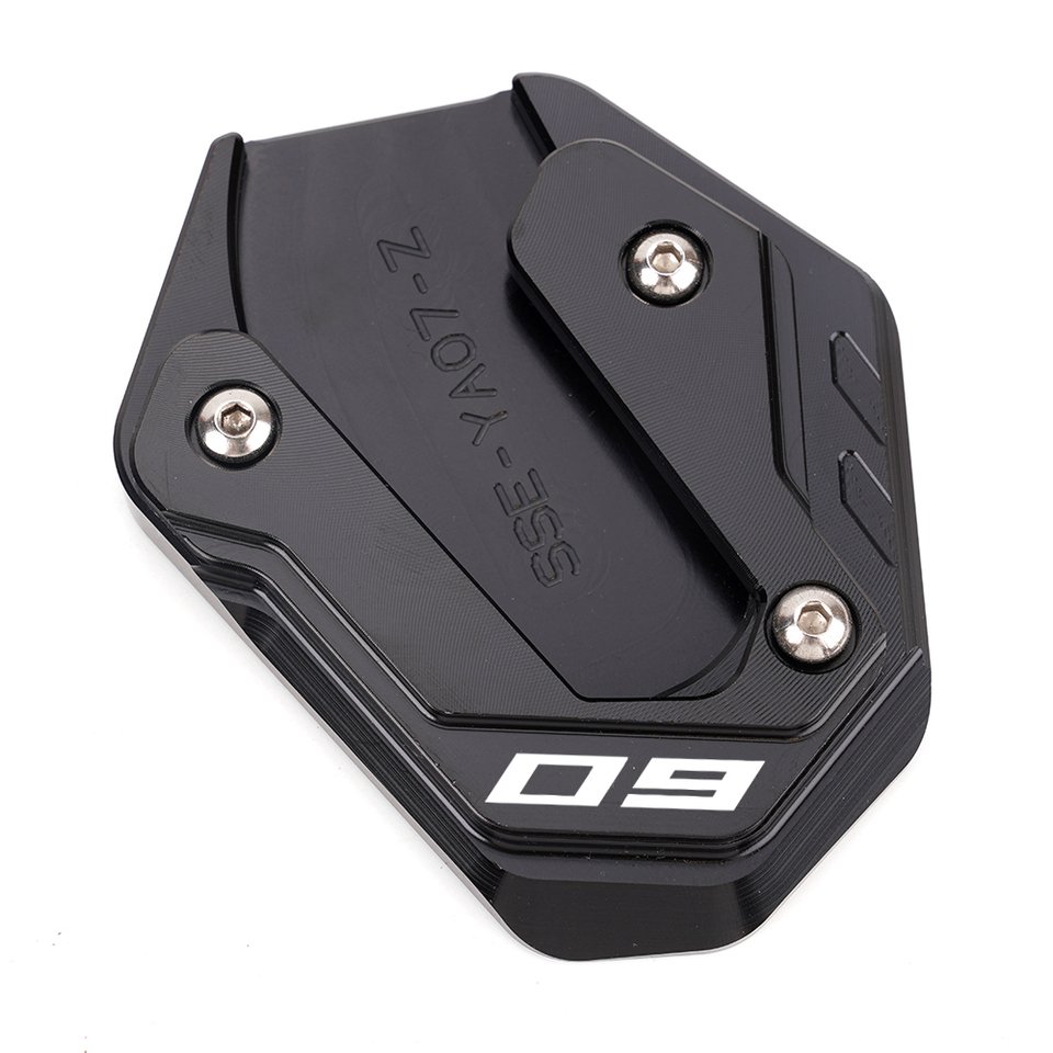 

Для YAMAHA MT07 MT09 MT 07 09 MT09 SP FZ07 FZ09 2015-2023 2024 подставка для мотоцикла, удлинитель для ног, боковая подставка, увеличитель, подставка