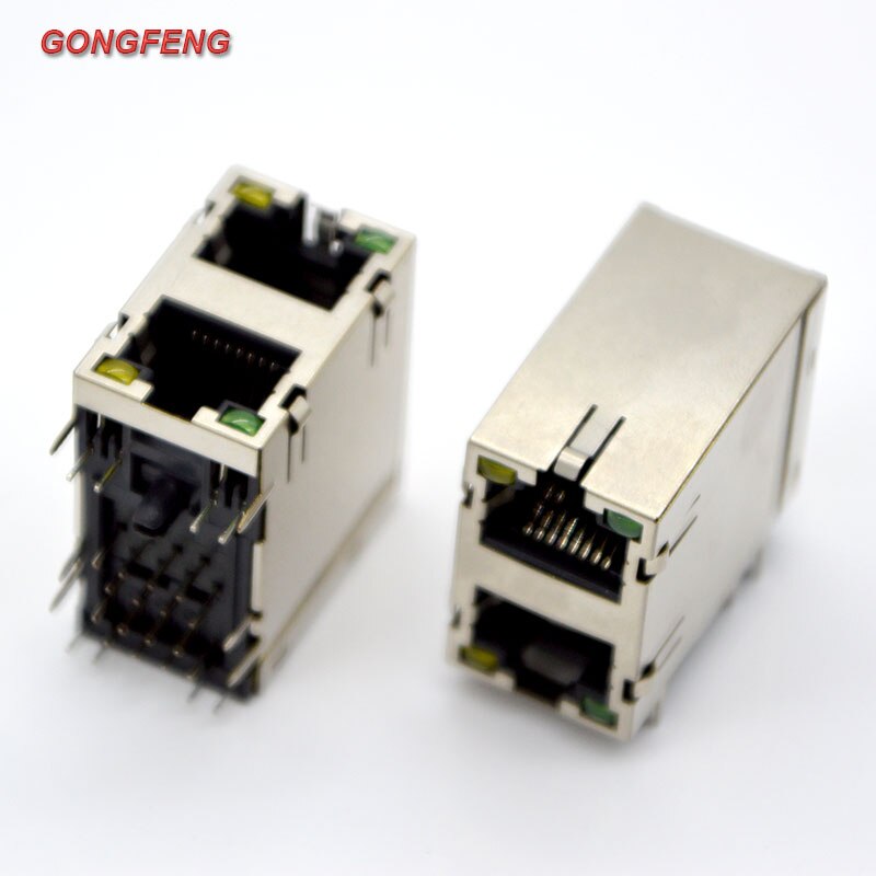 

GONGFENG RJ45 Double 59-2x1 Socket