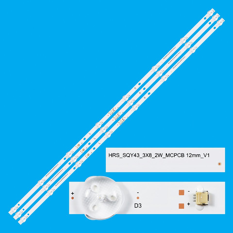 

Светодиодная лента HRS_SQY43_3X8_2W_MCPCB