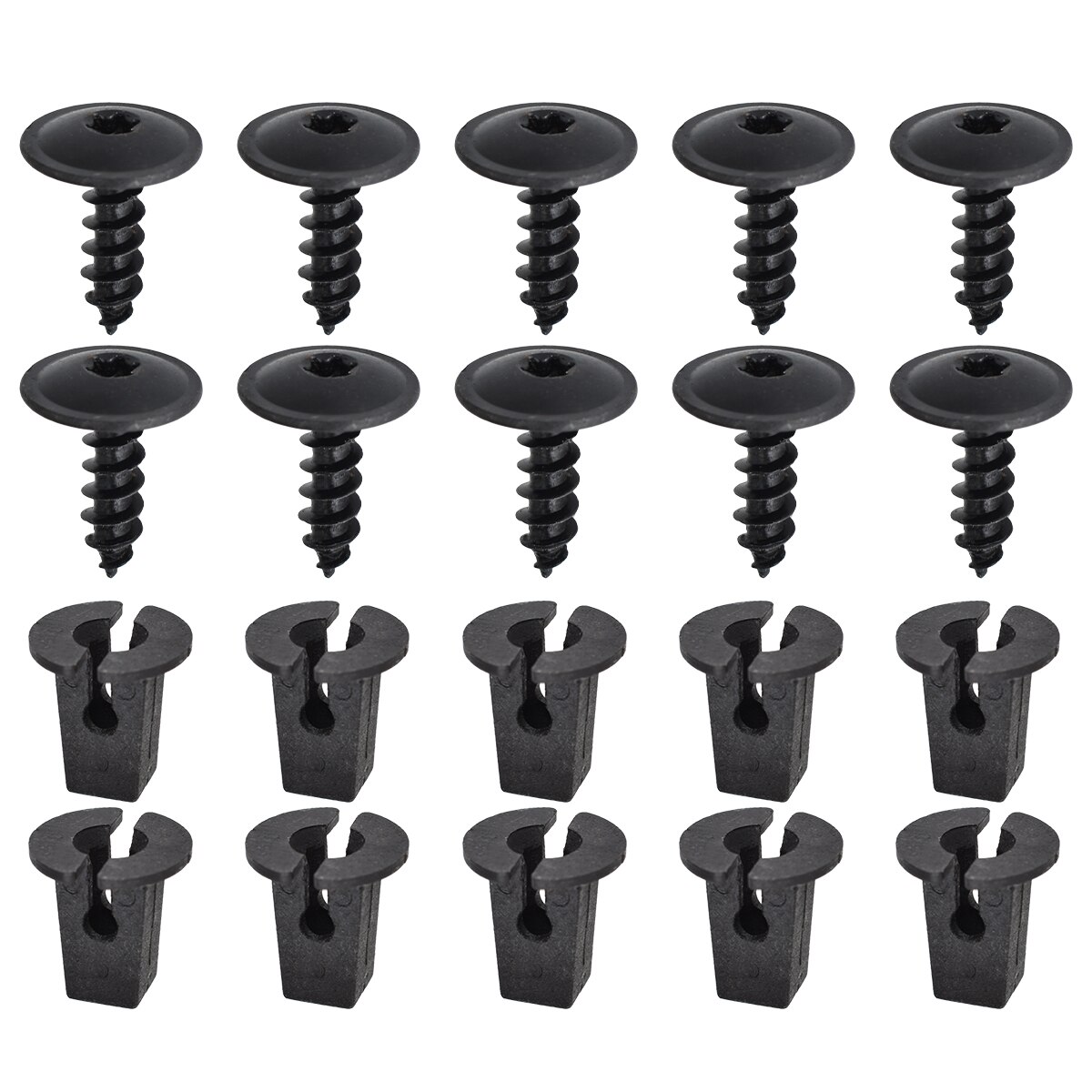 

20 шт. для VW Golf Audi Seat Skoda решетка бампера юбка Torx винт болт N 90974701 Зажим для защиты от брызговика на подкладке колесной арки автомобиля 5 x 16 мм