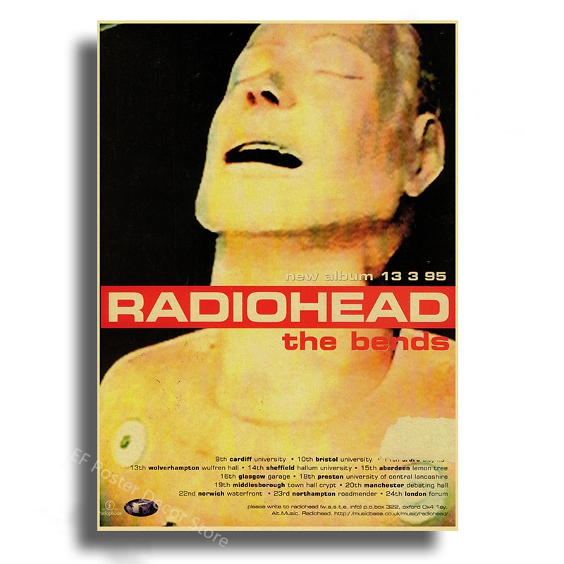 

Плакат Radiohead А4/A3