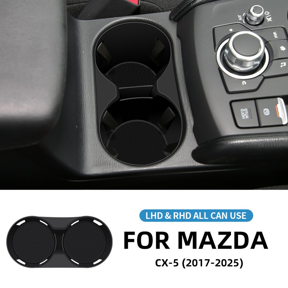 

Для Mazda CX5 CX-5 2017 2018 2019 2020 2021 2022 2023 2024 силиконовый держатель для стакана воды центральный пульт управления ящик для хранения напитков поднос автомобильные аксессуары