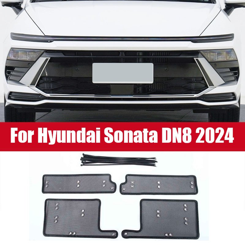 

Для Hyundai Sonata DN8 2024, автомобильная решетка, защита от насекомых, защитная сетка для резервуара для воды, внешние защитные детали автомобиля
