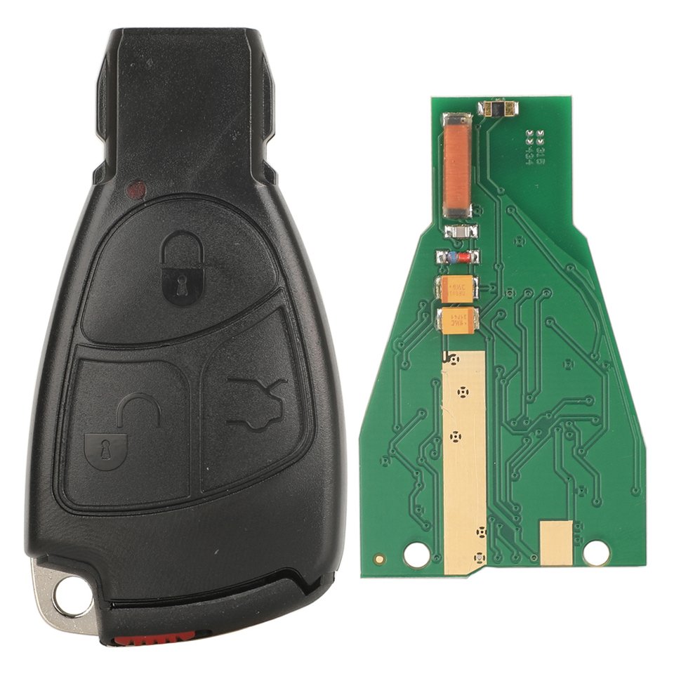

Jingyuqin 433 МГц 2/3 кнопки NEC дистанционный брелок для Mercedes Benz B C E ML S CLK CL 3B 3BT comptte ключ управления 1996-2005