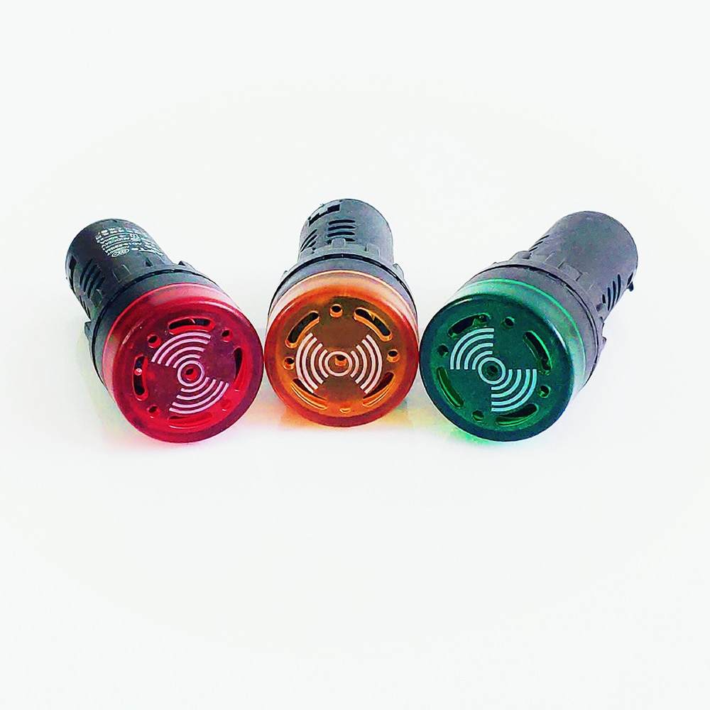 

LED Звуковой Сигнал HPZM AD16-22SM Красный Зеленый Желтый Черный