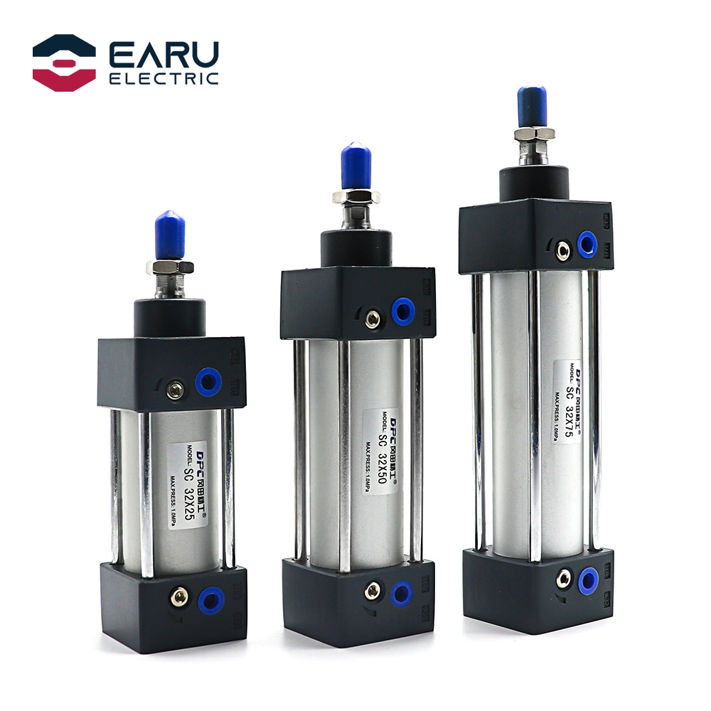

Пневматические цилиндры EARUELETRIC SC 32/40/50/63 мм