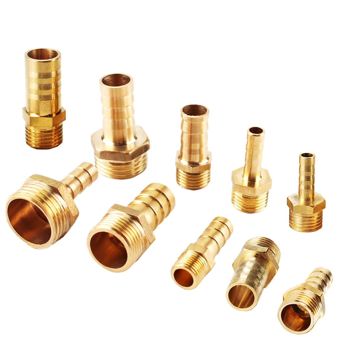 

Латунный фитинг для труб 6-25 мм, шланг барб 1/8"-1"