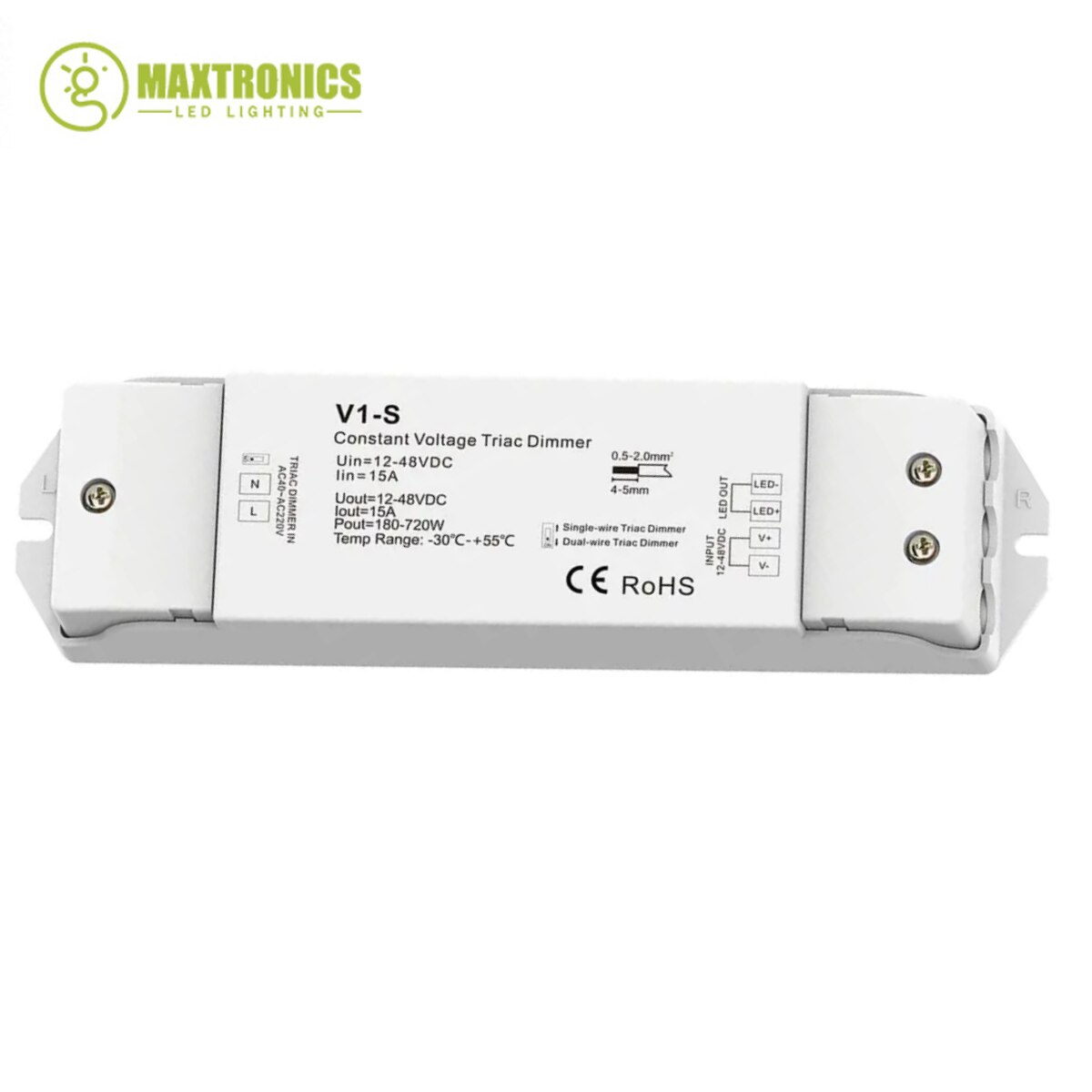 

Maxtronics V1-S Диммер для светодиодной ленты 12-48В