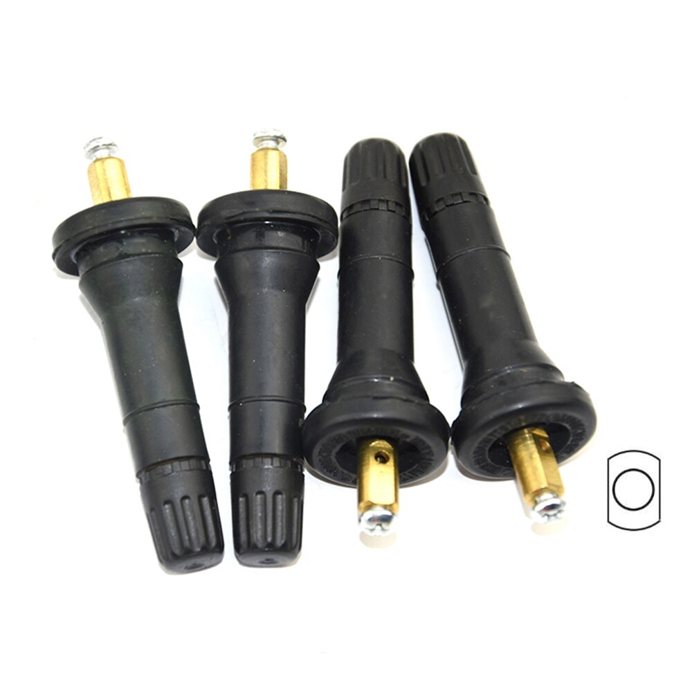 

4 шт. TPMS вентили датчика давления в шинах для бескамерных колес, ниппель колеса, прямой резиновый сосок для TPMS системы