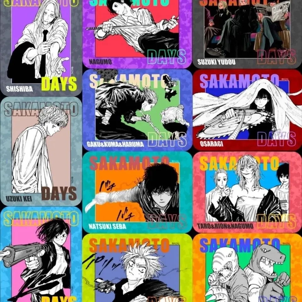 

Sakamoto Days Card коллекция закладок Nagumo, зажим для книг, язычное оформление, карты Osaragi, школьные принадлежности
