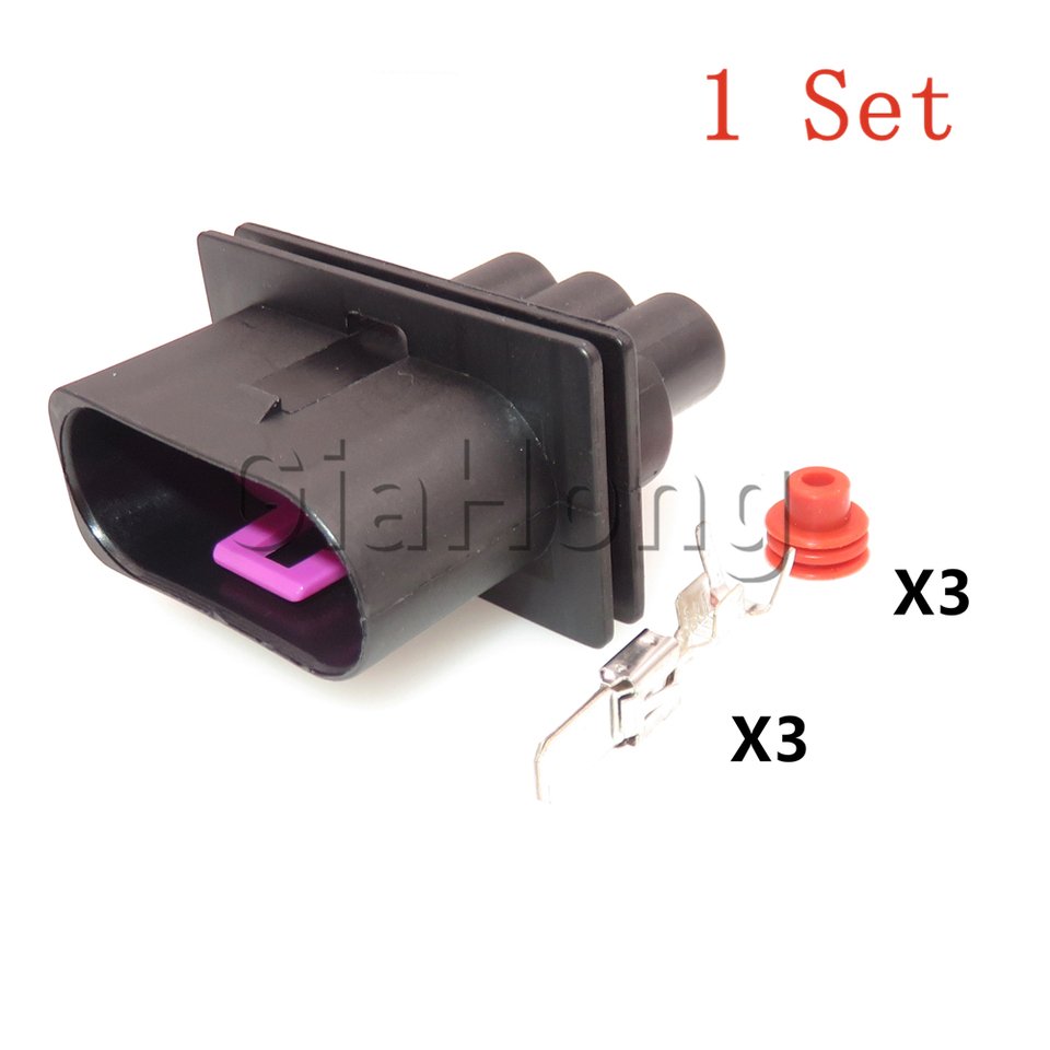 

1 комплект 3-ходовой сборки переменного тока 1J 0906443 1J0 906 443 1J0 906 233 1J 0906233 Электронная розетка кабеля вентилятора для вилки радиатора автомобиля VW