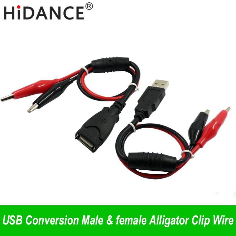 

Крокодиловые зажимы USB для тестера