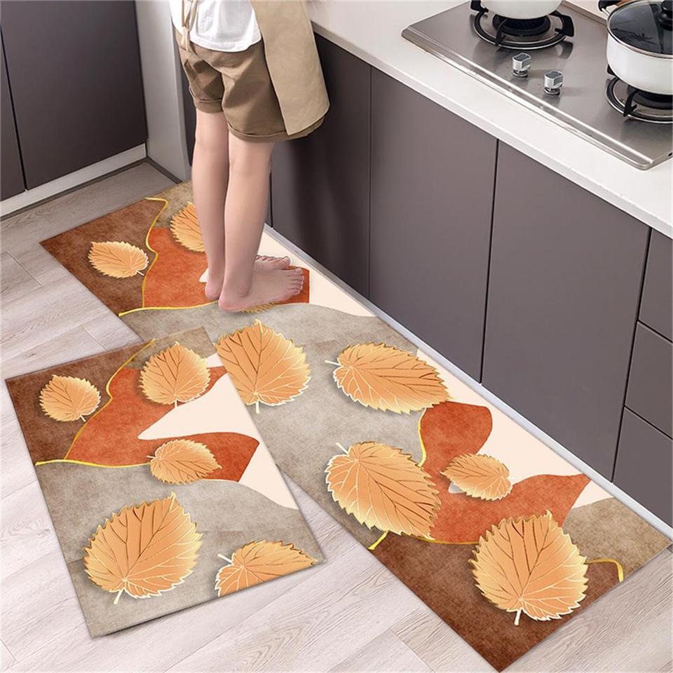 

HIHOQR Хрустальный бархатный кухонный коврик