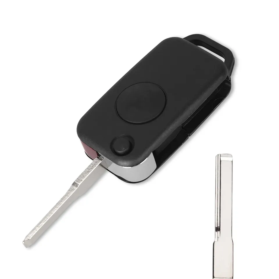 

KEYYOU 2/3/4 кнопка сменного удаленного откидного автомобильного ключа для Mercedes Benz W124 W168 W202 W203 A C E ML C CL S SL SEL SLK E113