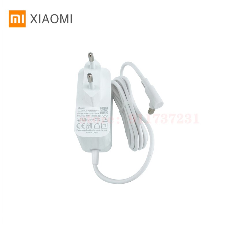 

Оригинальный беспроводной ручной пылесос Xiaomi 1C G10 SCWXCQ02ZHM, зарядное устройство, запасной адаптер питания с европейской вилкой